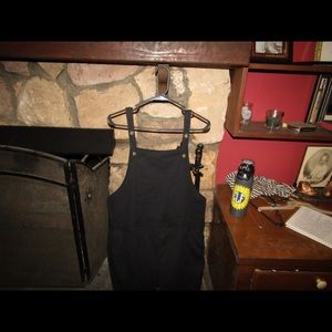 Black Adjustable Button Jumper